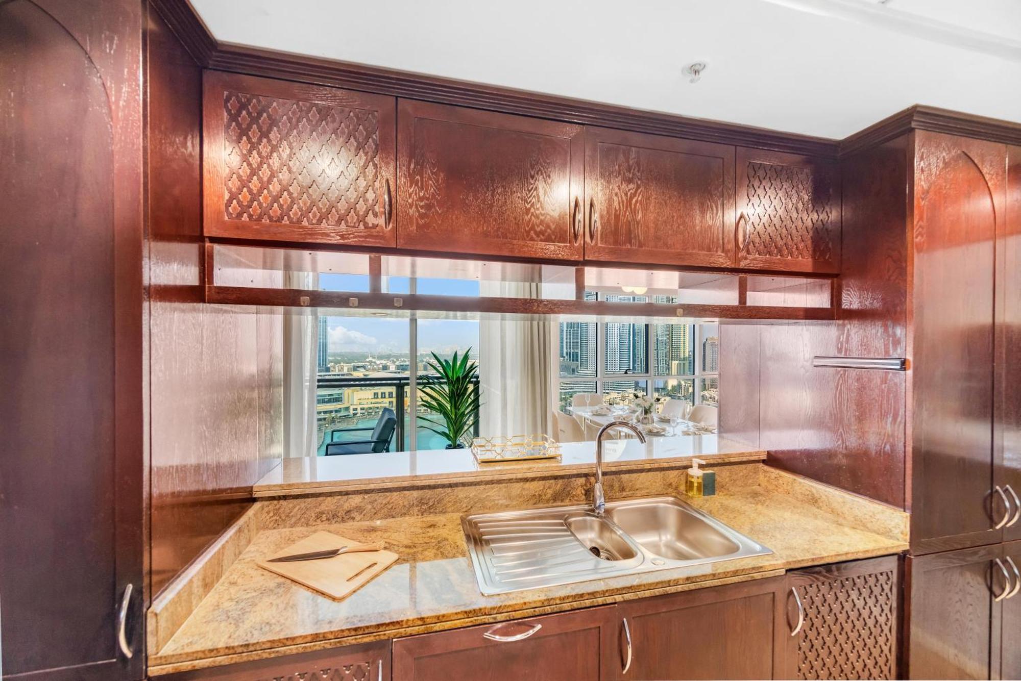 अपार्टमेंट Durrani Homes - Grandiose 5br Besides Mall With Burjkhalifa And Fountain View *