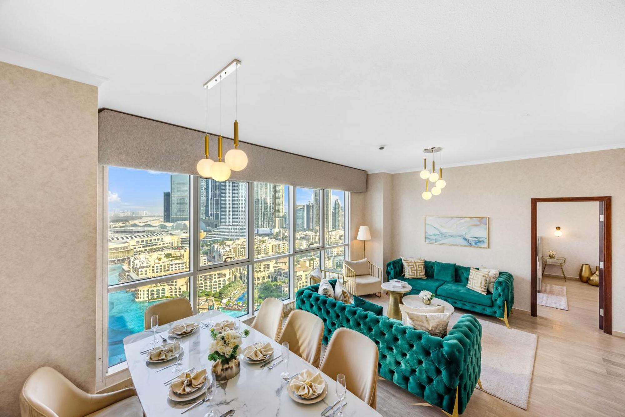 Durrani Homes - Grandiose 5br Besides Mall With Burjkhalifa And Fountain View अपार्टमेंट Dubai