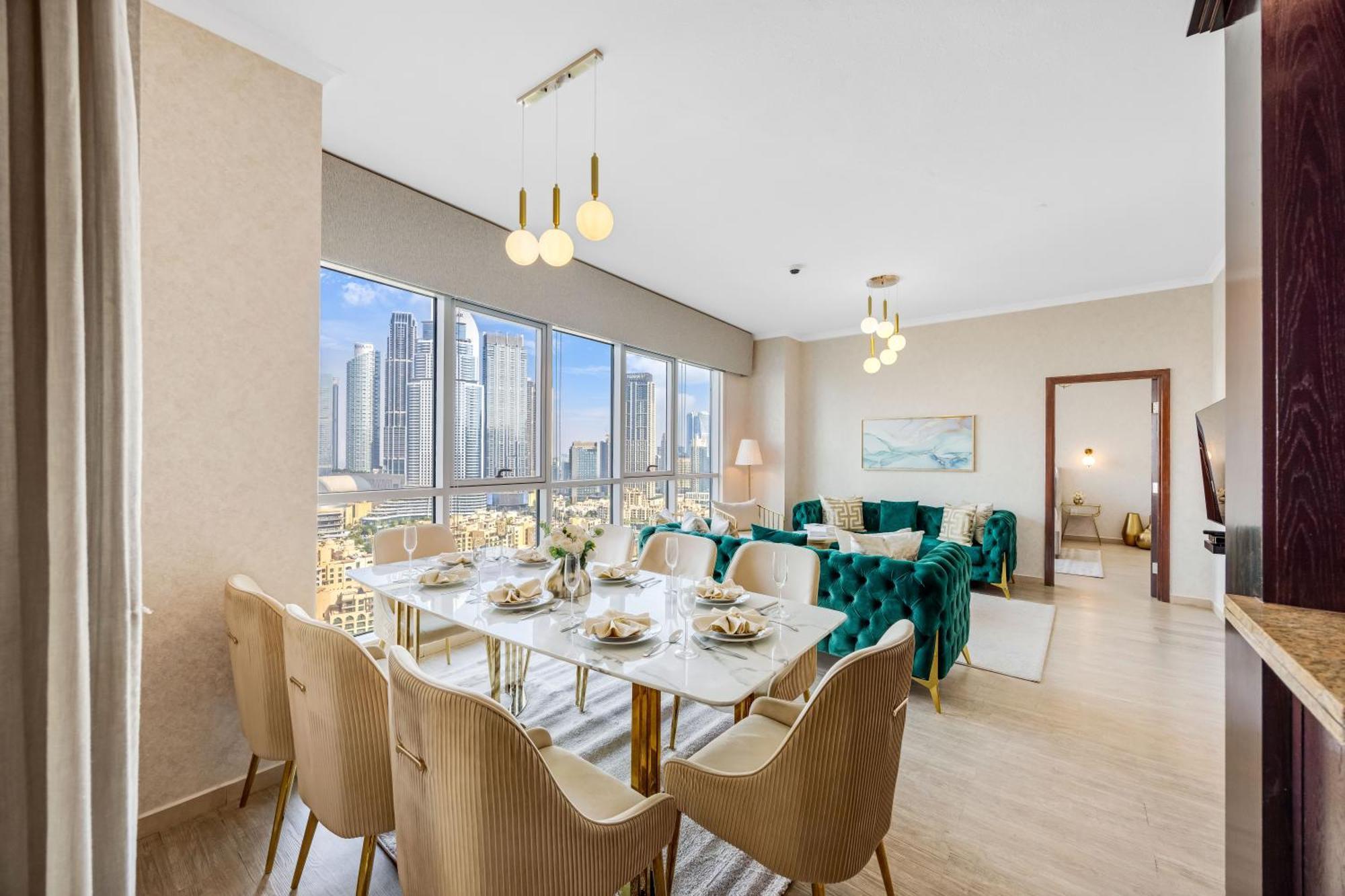 Durrani Homes - Grandiose 5br Besides Mall With Burjkhalifa And Fountain View अपार्टमेंट *