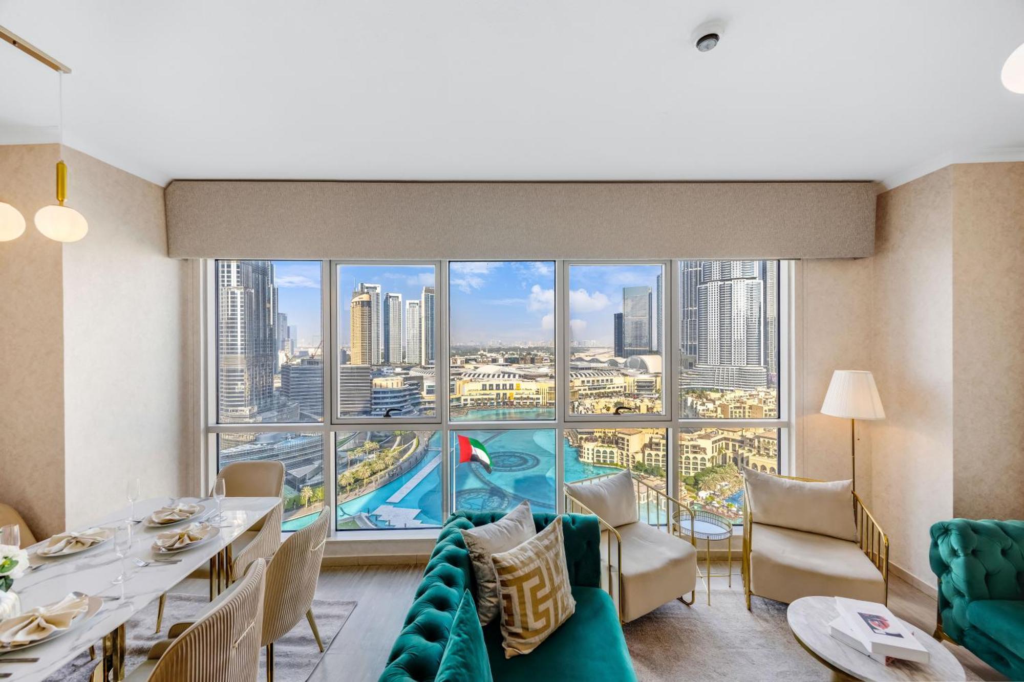 अपार्टमेंट Durrani Homes - Grandiose 5br Besides Mall With Burjkhalifa And Fountain View *